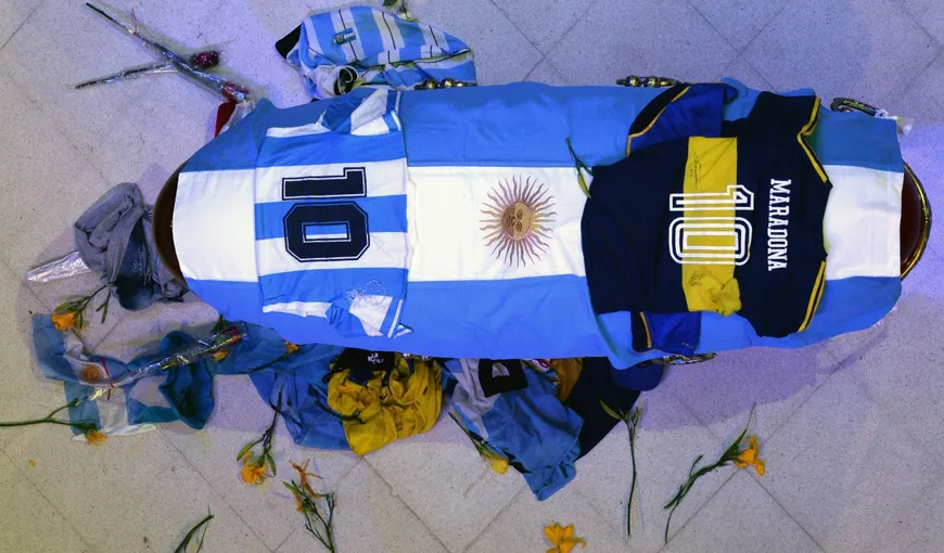 Maradona a fost înmormântat la Buenos Aires, în cadrul unei ceremonii restrânse