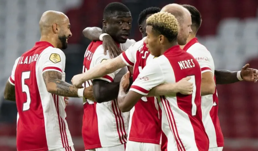 Ajax Amsterdam are 11 jucători infectaţi cu Covid şi va deplasa doar 17 fotbalişti pentru meciul cu Midtjylland din Champions League