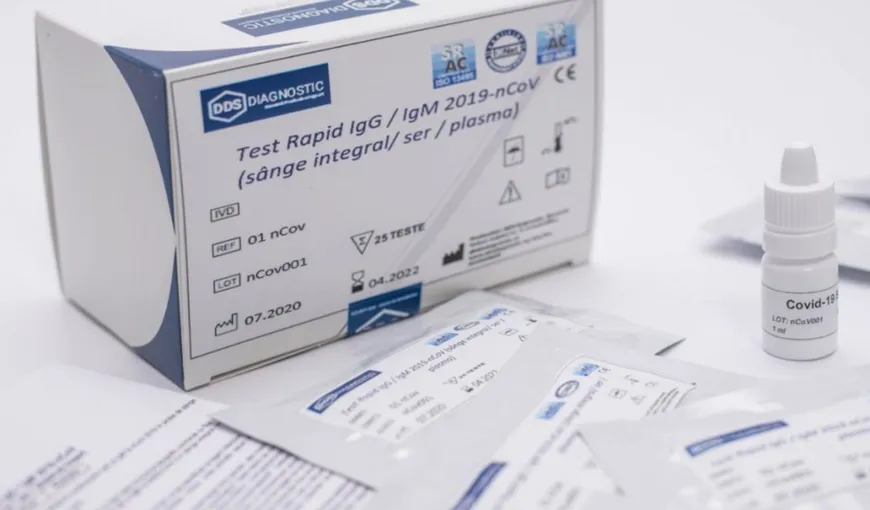 Testele rapide pentru Covid nu pot fi vândute în farmacii, a decis Agenţia Naţională a Medicamentului