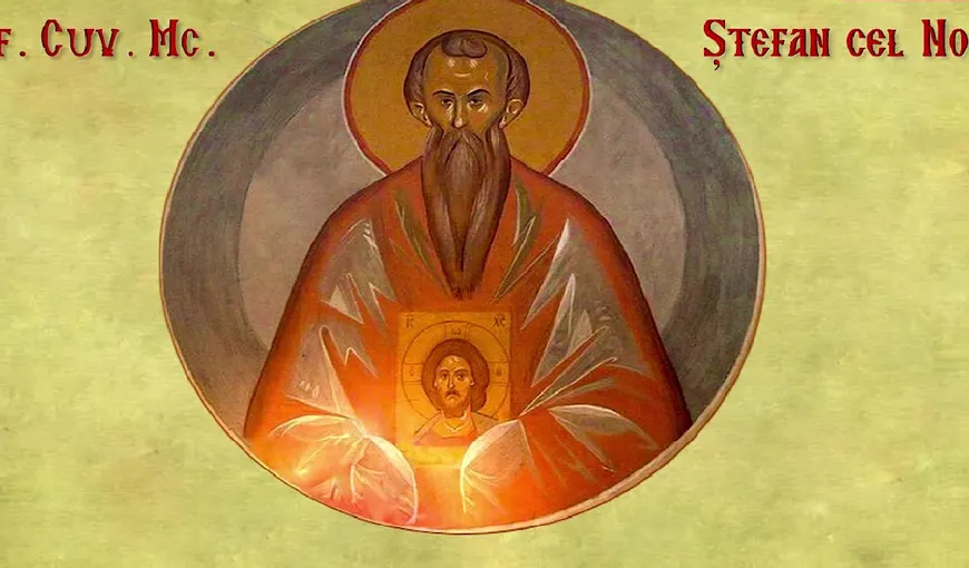 Calendar ortodox 28 noiembrie 2020. Sfântul Cuvios Ştefan cel Nou, mare făcător de minuni, dă grabnic ajutor celor încercaţi de grele suferinţe trupeşti