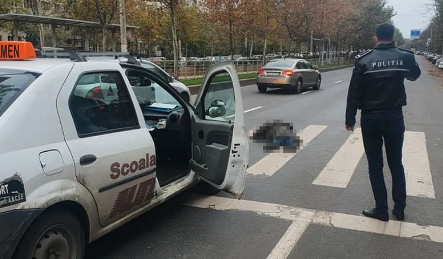 Situaţie revoltătoare în Bucureşti. S-a aruncat pe trecerea de pietoni în faţa unui conducător care dădea examenul auto. Motivul este de-a dreptul revoltător