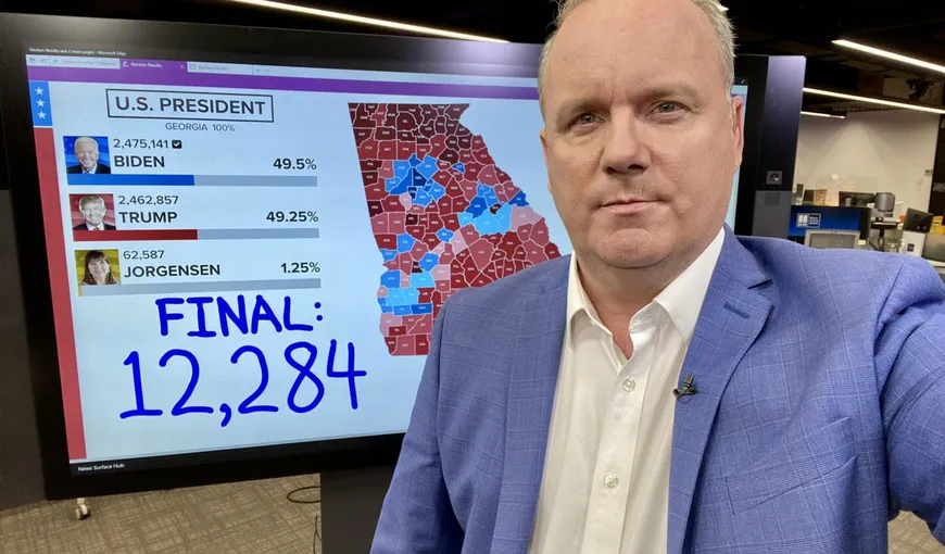 Rezultat alegeri SUA. Renumărarea voturilor în statul Georgia confirmă victoria lui Joe Biden