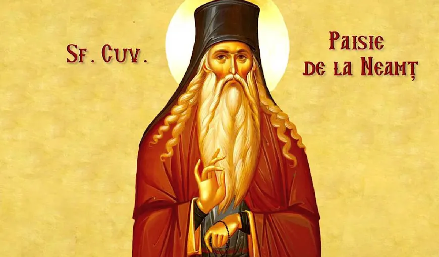 Calendar ortodox 15 noiembrie 2020. Sfântul Paisie de la Neamţ. Rugăciune puternică pentru împăcare, înţelegere şi iubire