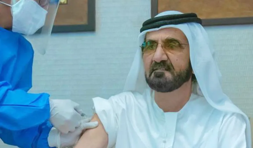 Emirul Dubaiului s-a lăsat injectat cu un vaccin experimental împotriva Covid-19. E posibil să fie vorba despre vaccinul chinezesc