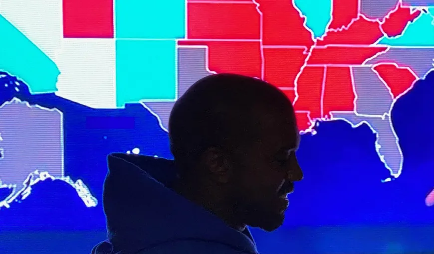 Kanye West, înfrângere dură la alegeri în SUA. A obţinut de 13 ori mai puţine voturi decât Mircea Diaconu la prezidenţialele din 2019