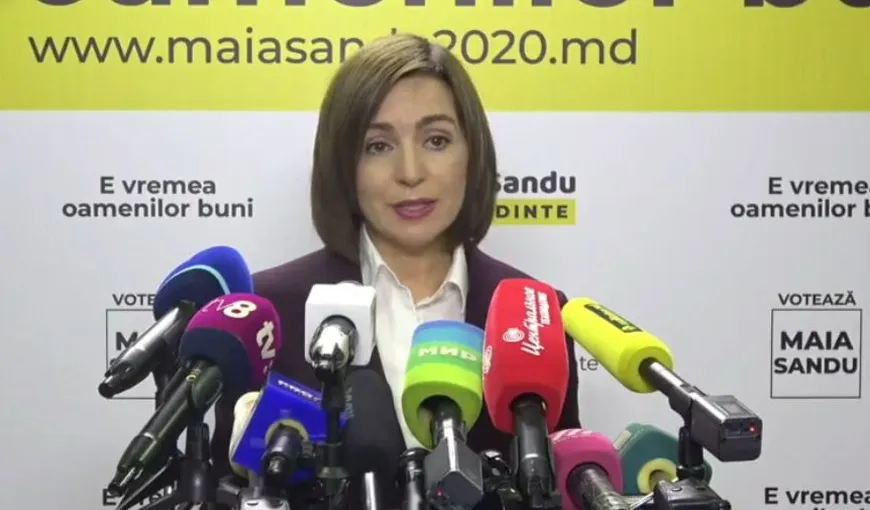 Maia Sandu, prima declaraţie după câştigarea alegerilor. „Avem nevoie de curaj”. Reacţia lui Igor Dodon: „Eu sunt președinte”
