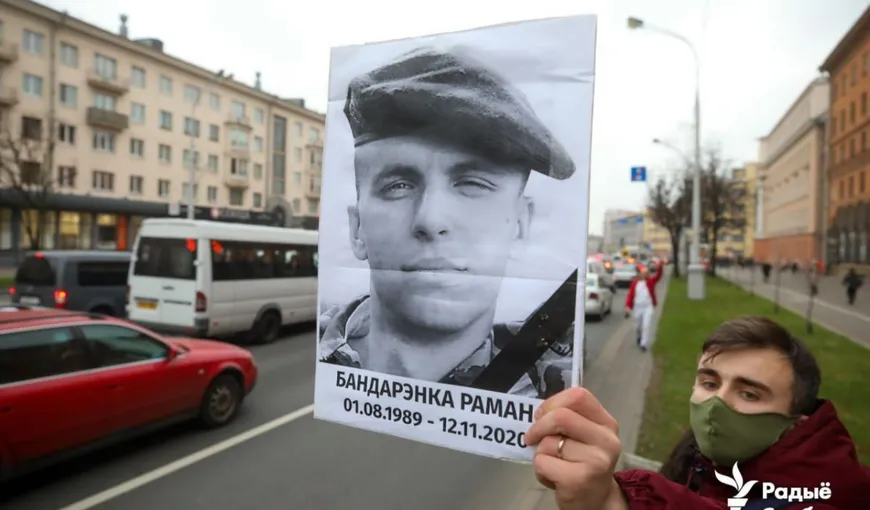 Tensiune maximă în Belarus. Un artist de 31 de ani a murit la o zi după ce a fost arestat