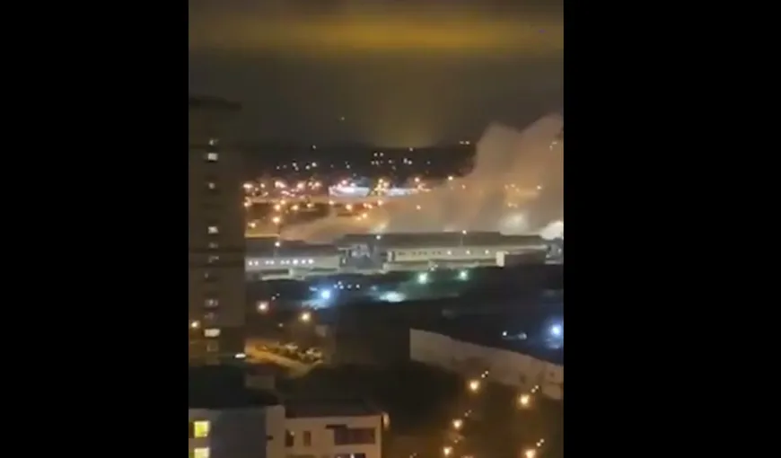 Spital Covid Moscova, în flăcări. Ar fi explodat un dispozitiv care furnizează oxigen