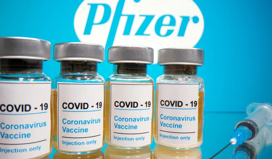 Vaccinul anti-Covid-19 produs de Pfizer a ajuns la 95%
