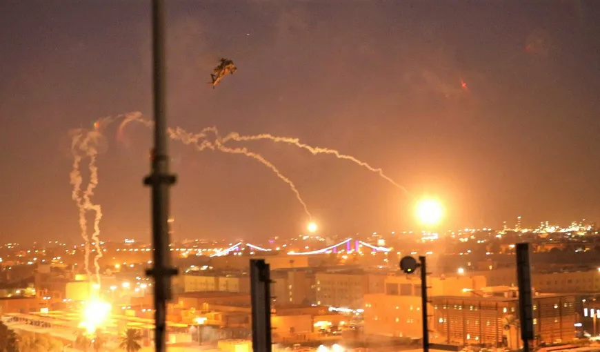 Ambasada SUA din Irak, atacată cu rachete. Sirenele de război au început să sune VIDEO