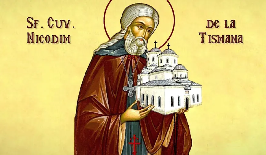 Calendar ortodox 26 decembrie 2022. Sfântul Cuvios Nicodim de la Tismana, grabnic vindecător şi izbăvitor de patimi