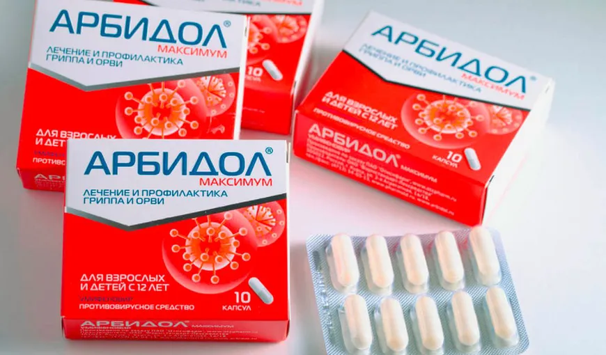 Poate fi folosit Arbidol în România? Avertismentul Agenţiei Naţionale a Medicamentului: „Nu este autorizat. Nu este înregistrat nici în Republica Moldova”