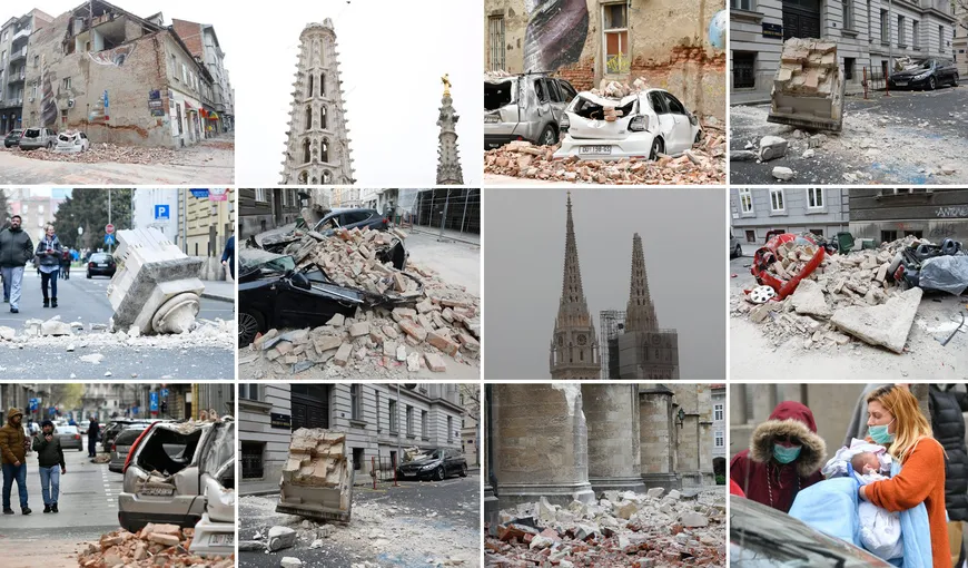 Croaţia, zguduită miercuri de încă două cutremure. „Pământul tremură la aproape fiecare minut”