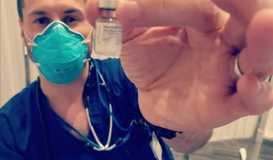 Primul român vaccinat în SUA, un asistent medical din Sibiu: „A fost emoţionant”