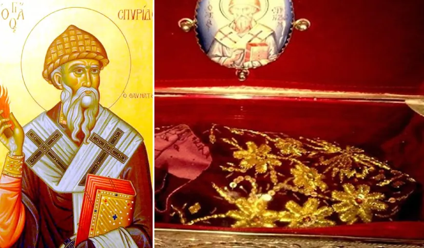Calendar ortodox 12 decembrie 2022. Cruce neagră: Sfântul Spiridon al Trimitundei, „sfântul călător” care își părăsește racla, le dă vindecare grabnică celor suferinzi de boli grave