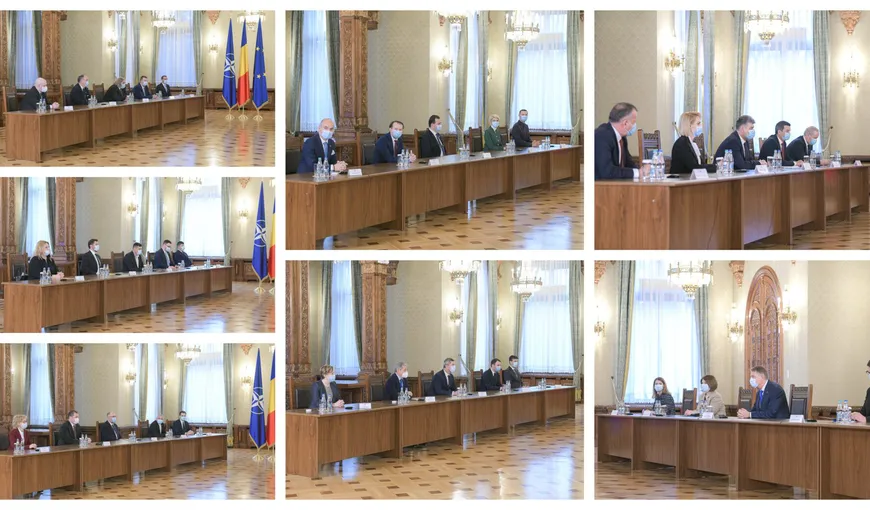 Consultări la Cotroceni. Ce a discutat Iohannis cu delegaţiile PSD, PNL, USR PLUS şi UDMR. AUR a întârziat!