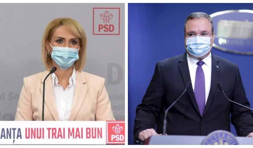 PSD respinge ferm varianta premier Nicolae Ciucă. Gabriela Firea: „Ne îndreptăm spre dictatură militară?”