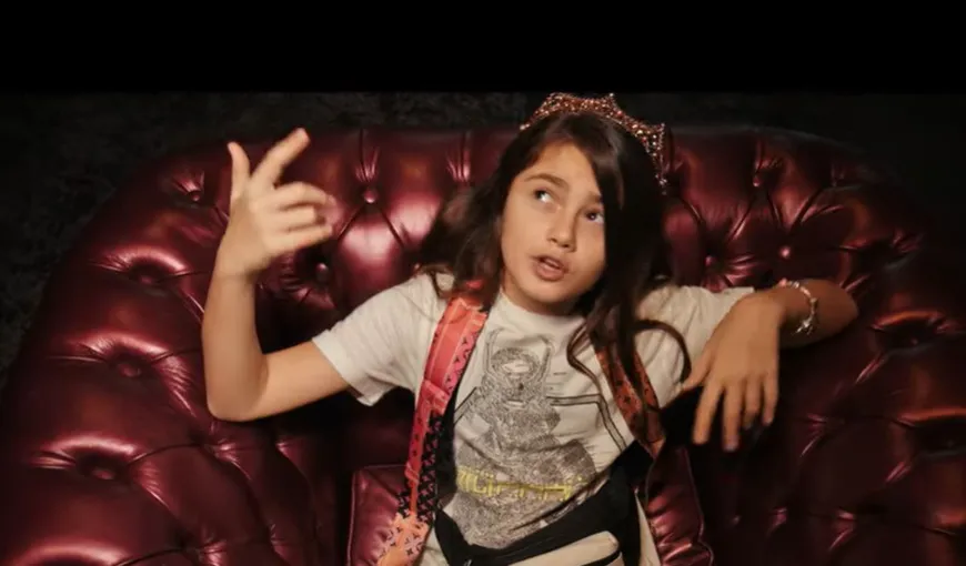 Baby Mafia, clipul unei fetiţe de 10 ani, din Bihor, a inflamat internetul. „Fata lui tata, îmi fac toate poftele / Sunt regina, tu reţine-mi numele” VIDEO