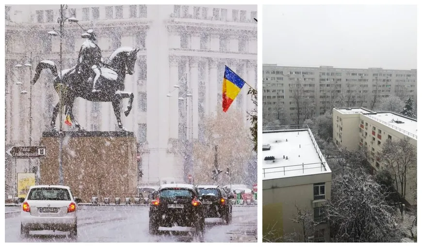 Prognoza meteo 3 noiembrie. Vreme rece şi posibile ninsori noaptea la Bucureşti. Ce se întâmplă în restul ţării