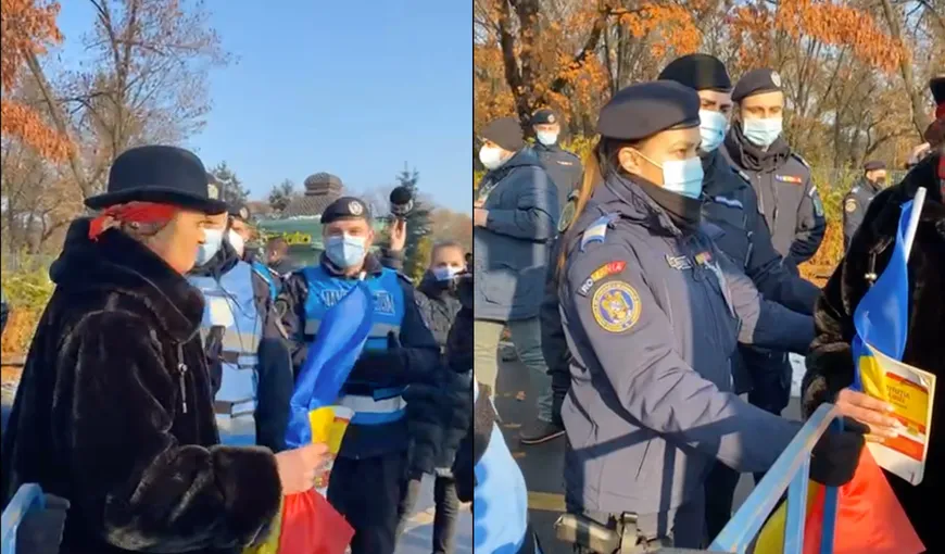 Manifestații de Ziua Națională a României. Protestatarii încearcă să participe la ceremonia de la Arcul de Triumf