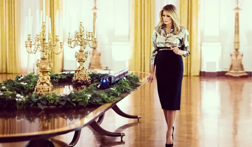 Ultimul Crăciun la Casa Albă pentru familia Trump. Ce temă pentru decoraţiuni a ales Prima Doamnă, Melania