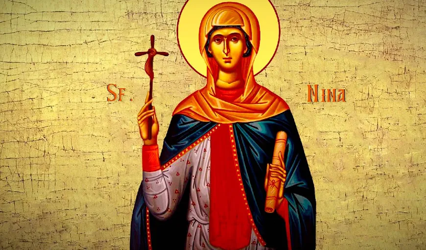 Calendar ortodox 14 ianuarie 2023. Sfânta Cuvioasă Nina, ocrotitoarea femeilor împovărate de suferinţe. Rugăciunea către Sf Nina îţi ridică vălul durerii de pe suflet