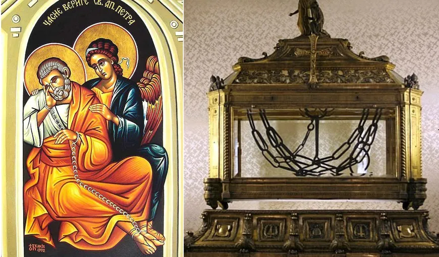 Calendar ortodox 16 ianuarie 2022. Închinarea cinstitului lanţ al Sfântului Apostol Petru. Scurtă rugăciune pentru izbăvire de necazuri şi vindecare de orice boală