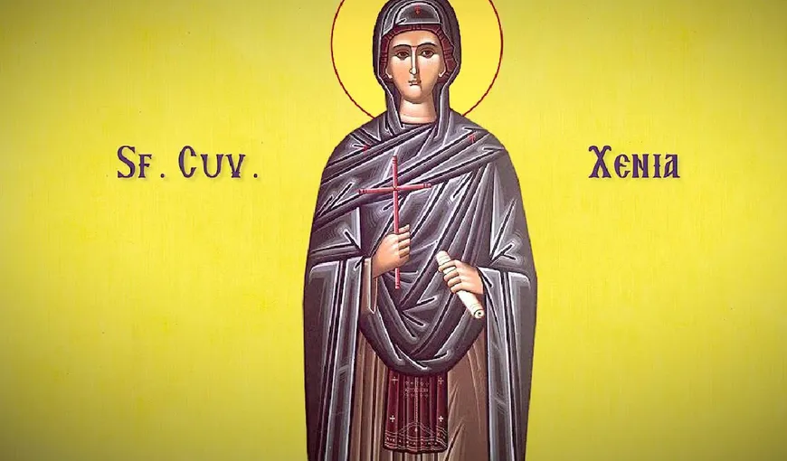 Calendar ortodox 24 ianuarie 2022. Sfânta Cuvioasă Xenia. Rugăciune făcătoare de minuni pentru bună înţelegere în căsnicie