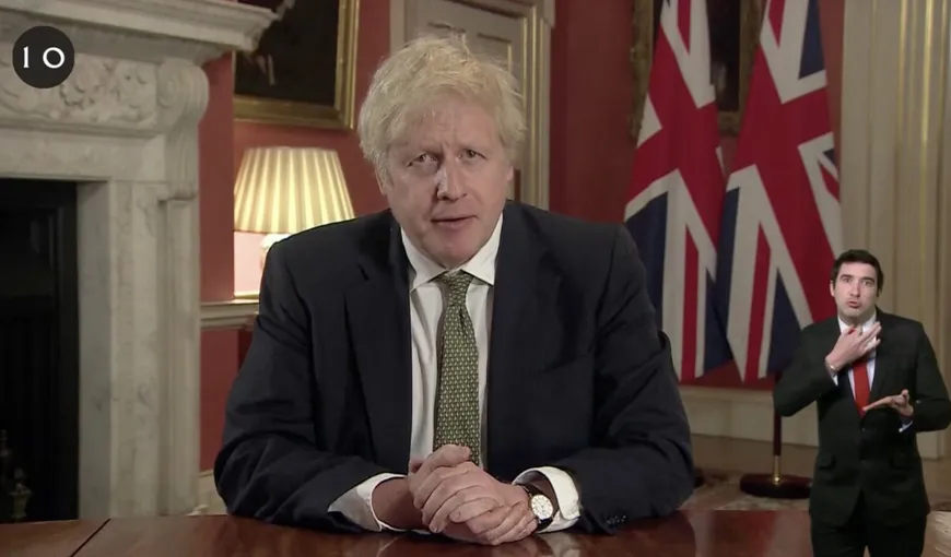 Boris Johnson a anunţat lockdown total în Anglia. Şcolile vor fi închise, oamenii trebuie să stea în case