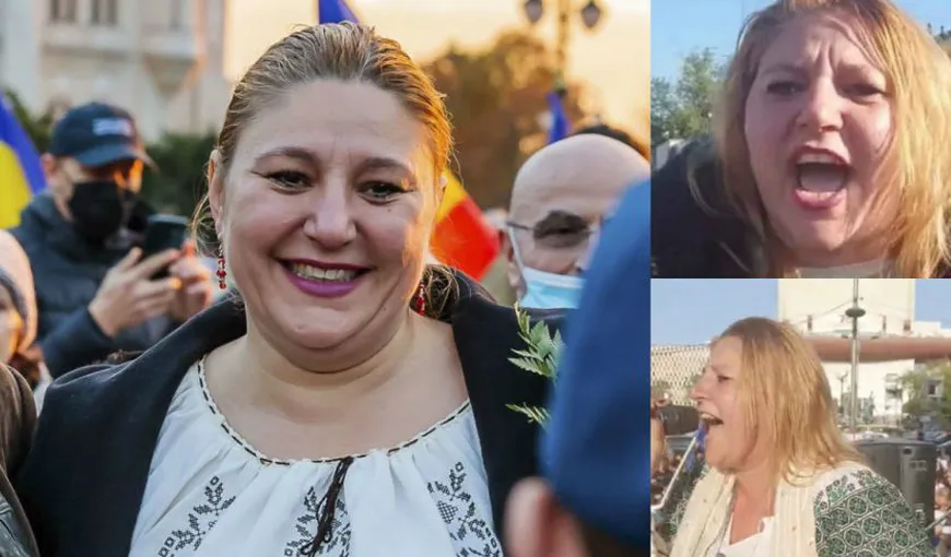 Diana Șoșoacă a protestat în Piața Victoriei: ” O să mori oricum, acum depinde cum. Mori demn sau prost”