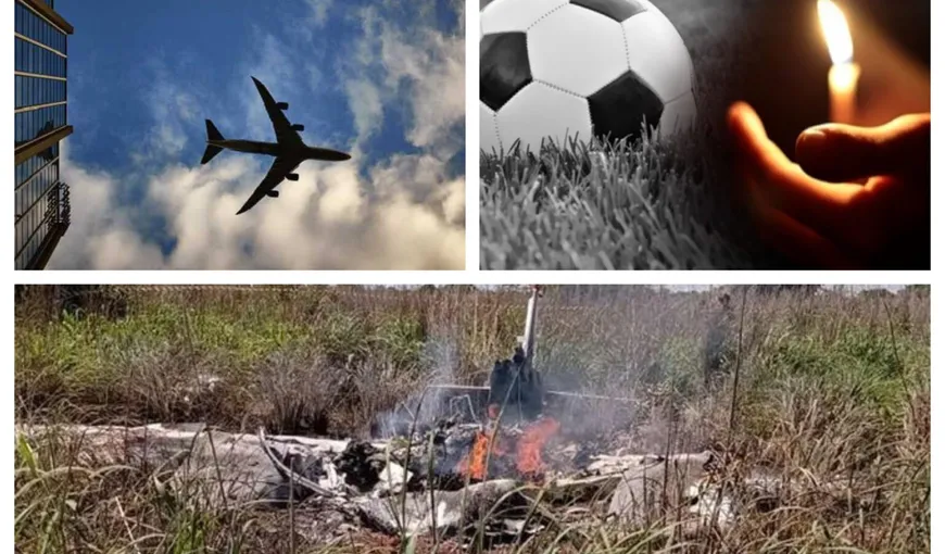 Tragedie aviatică, un avion plin cu fotbalişti s-a prăbuşit în Brazilia. Toţi pasagerii au murit