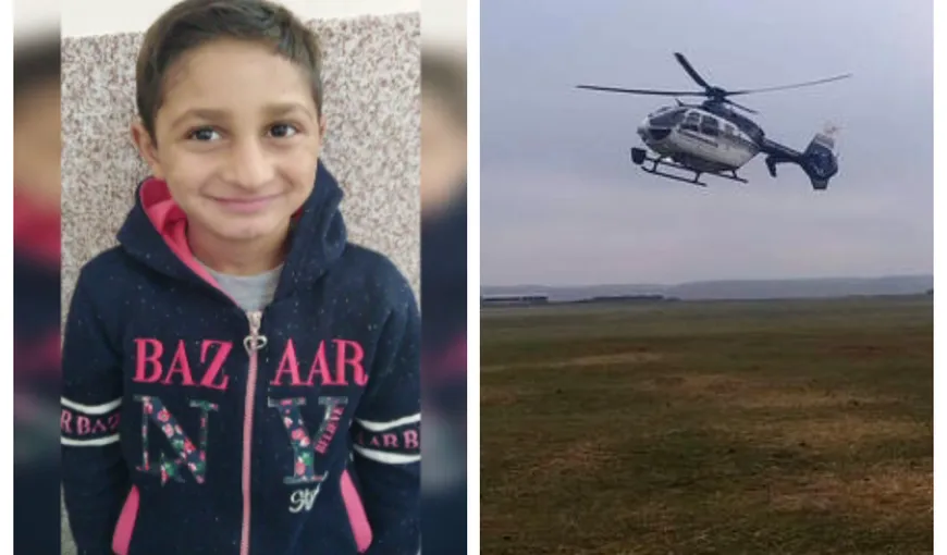 Copil de 7 ani din Arad, căutat cu elicopterul MAI după ce a dispărut pe drumul spre o stână