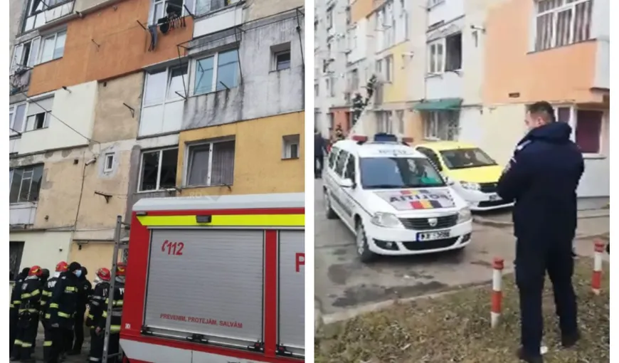Explozie la Piatra Neamţ. Un bărbat și-a aruncat în aer apartamentul după ce a pierdut custodia copilului