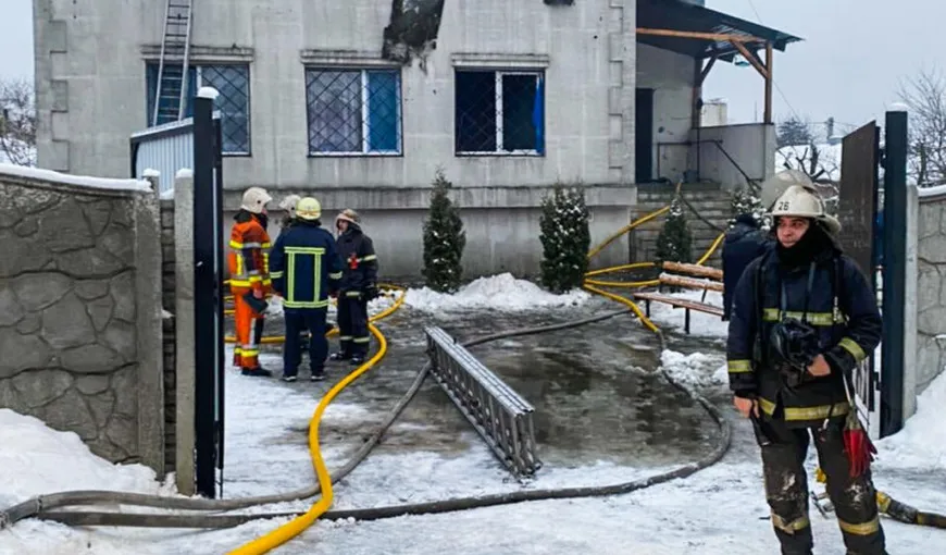 Tragedie de proporţii, 15 bătrâni au murit arşi de vii. Un incendiu a mistuit un azil din Harkov