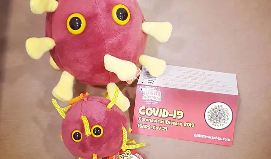 Jucăria anului în Spania, un coronavirus din pluș
