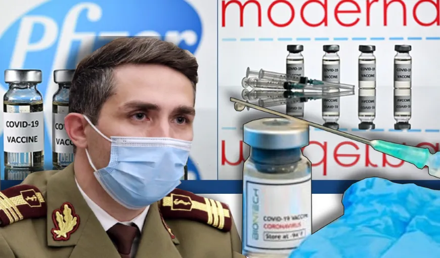 Primele 14.000 de doze de vaccinul anti-COVID-19 de la Moderna ajung miercuri în România