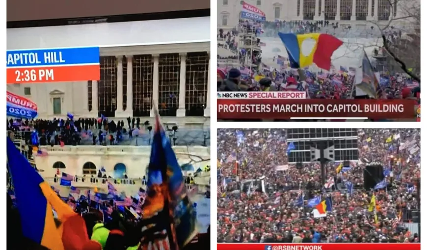 AUR a fost la protestul pro-Trump din SUA: „România este alături de frații americani”