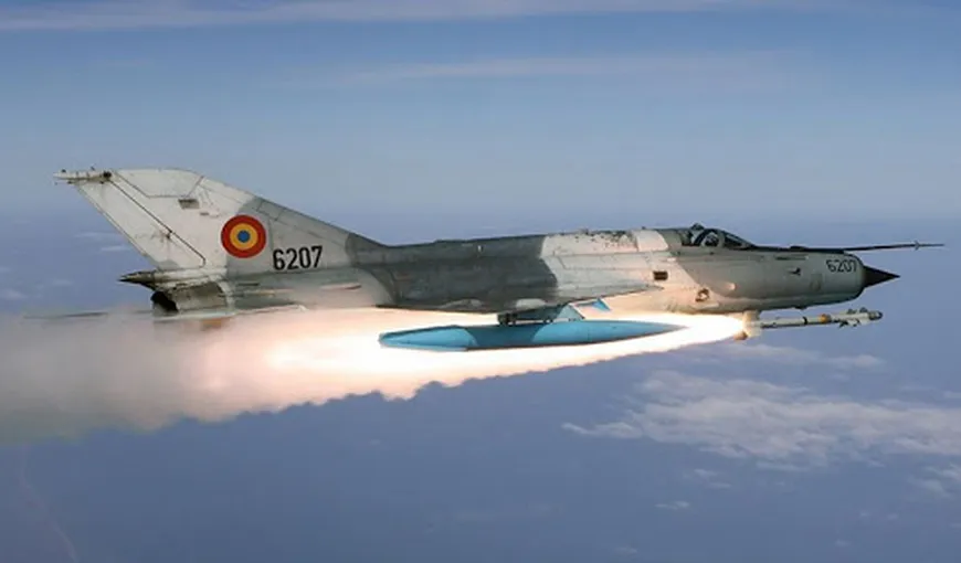 O aeronavă MiG-21 LanceR, implicată într-un incident la Câmpia Turzii