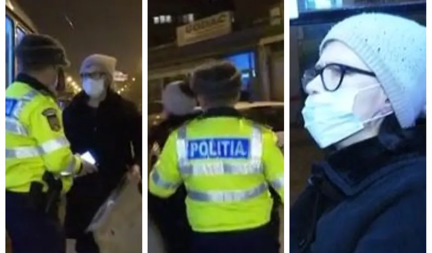 Scandal în Capitală! Pensionară luată pe sus de polițiști pentru că nu a purtat masca de protecție