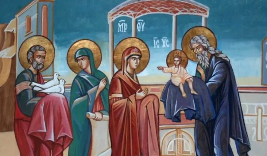 Calendar ortodox 2 februarie 2023. Cruce roșie: Întâmpinarea Domnului. Rugăciune făcătoare de minuni la sărbătoarea Întâmpinării Domnului