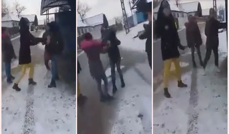 Caz revoltător în Bacău. O minoră este bătută fără milă de mai multe fete, în stația de autobuz – VIDEO