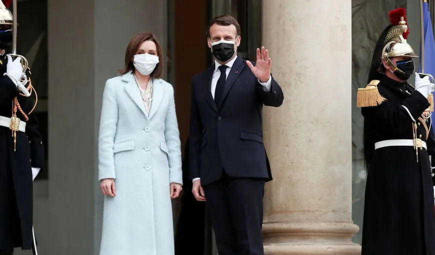 Maia Sandu, vizită-surpriză în Franța! Președintele Macron a primit-o la Palatul Elysee și a încurajat-o să facă „reforme curajoase”