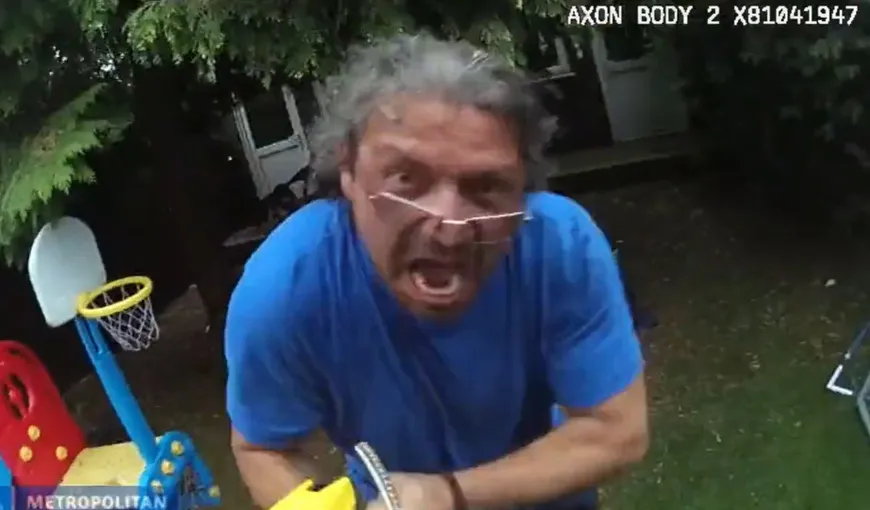 Un român din Anglia a înjunghiat o poliţistă cu un pix în faţă şi în gât. Ce pedeapsă a primit bărbatul VIDEO