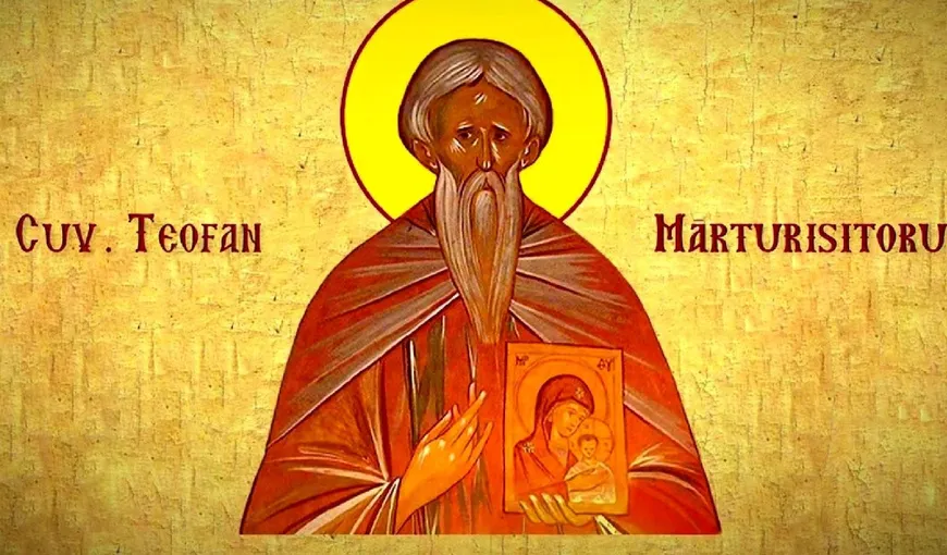 Calendar ortodox 12 martie 2023. Sfântul Teofan Mărturisitorul, mare tămăduitor şi făcător de minuni, vindecă tulburările psihice