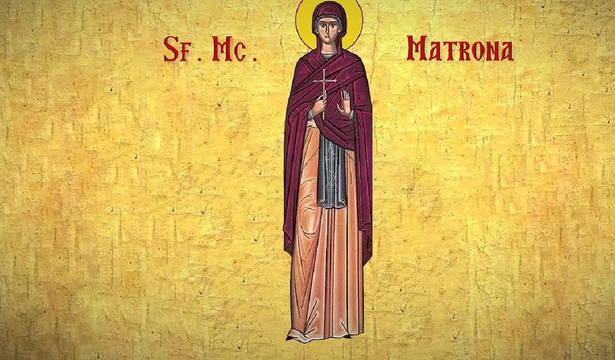 Calendar ortodox 27 martie 2023. Sfânta Muceniţă Matroana din Tesalonic le aduce oa­menilor vindecare și putere să treacă de greutăți.