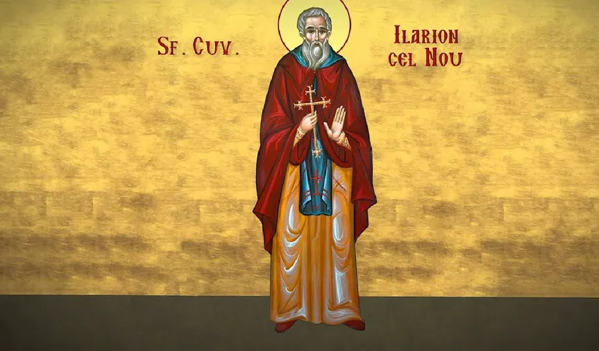 Calendar ortodox 28 martie 2023. Sfântul Cuvios Ilarion cel Nou, ocrotitorul celor loviţi de boli grele