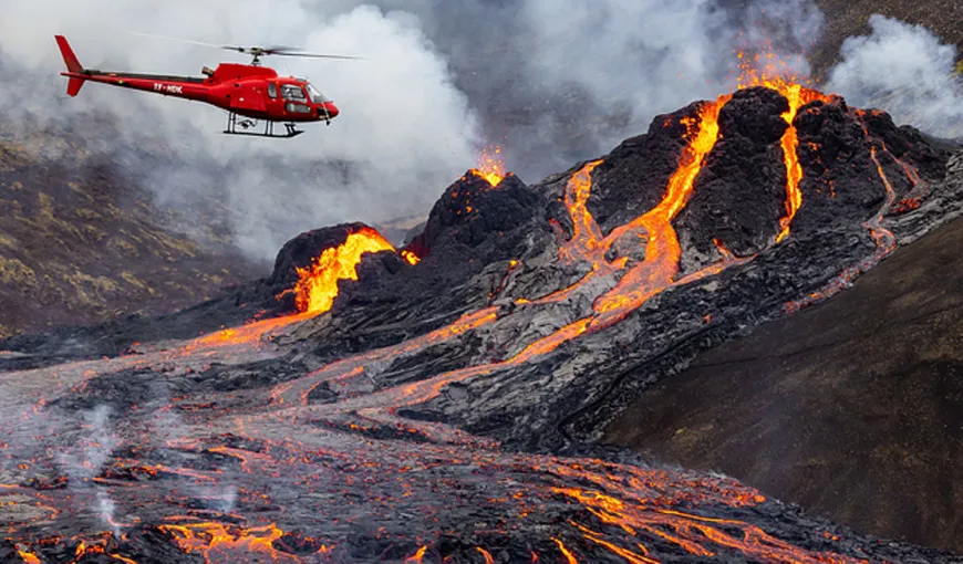 Erupţii vulcanice şi cutremure în Islanda VIDEO