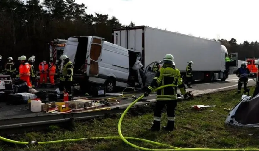 Accident mortal în Germania. Şoferul român, patron al unei firme de transport, a murit