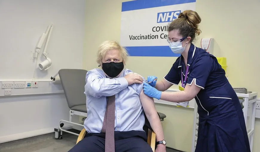 Boris Johnson s-a vaccinat cu prima doză a vaccinului AstraZeneca: „E cel mai bun lucru pe care îl puteți face”