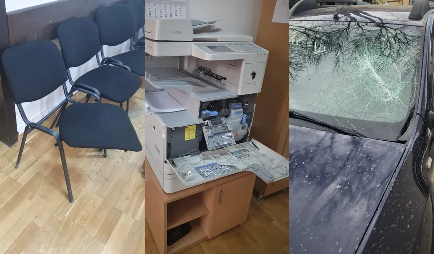 Scandal violent în Suceava! Șeful Ocolului Silvic Breaza a fost agresat fizic la birou. Agresorul a distrus totul în cale